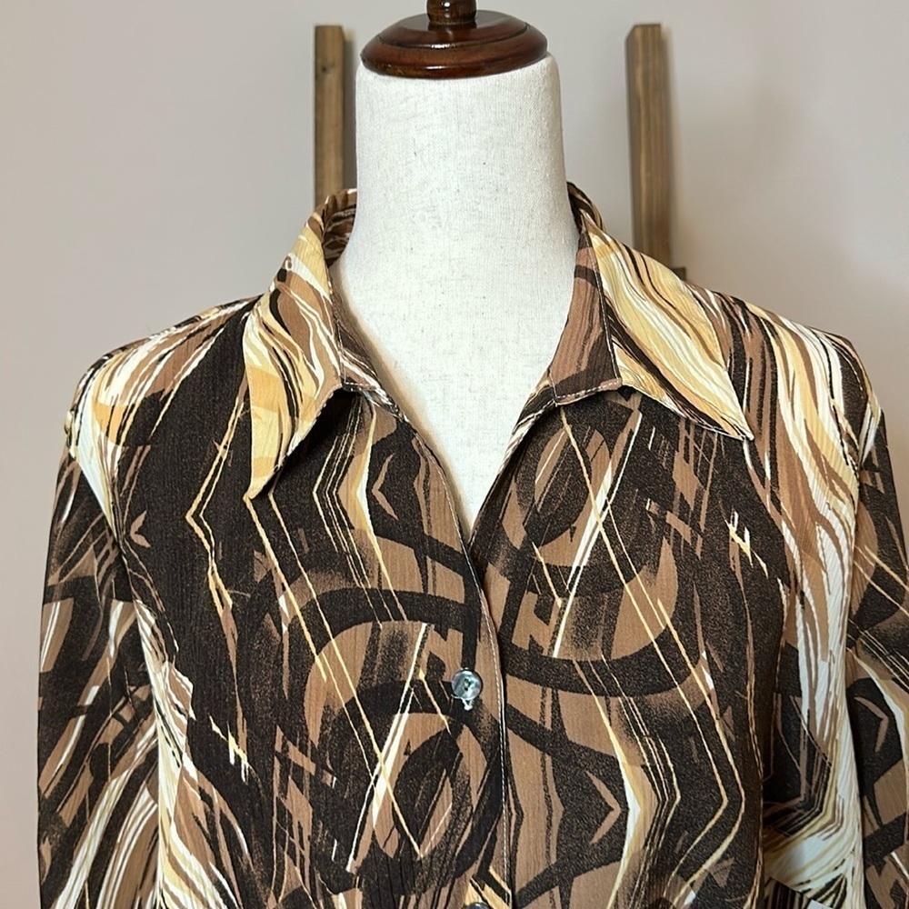 Allison Daley Button Down Blouse Size 20W in GUC - Picture 3 of 17